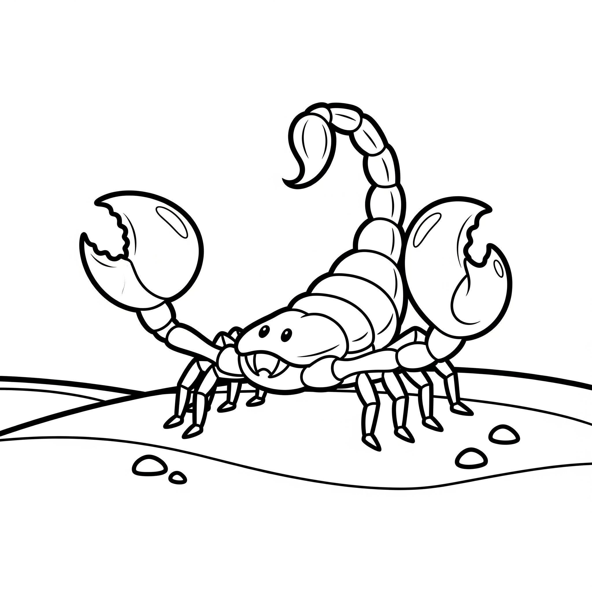 coloriage Scorpion pour enfant à imprimer