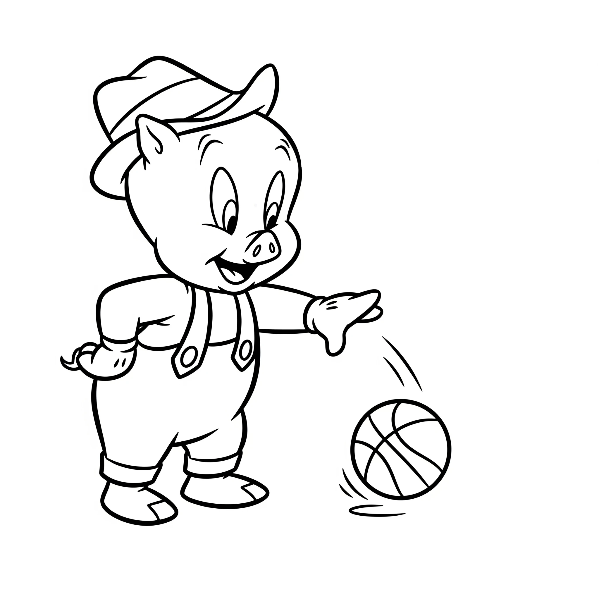 coloriage Space Jam pour enfant gratuit