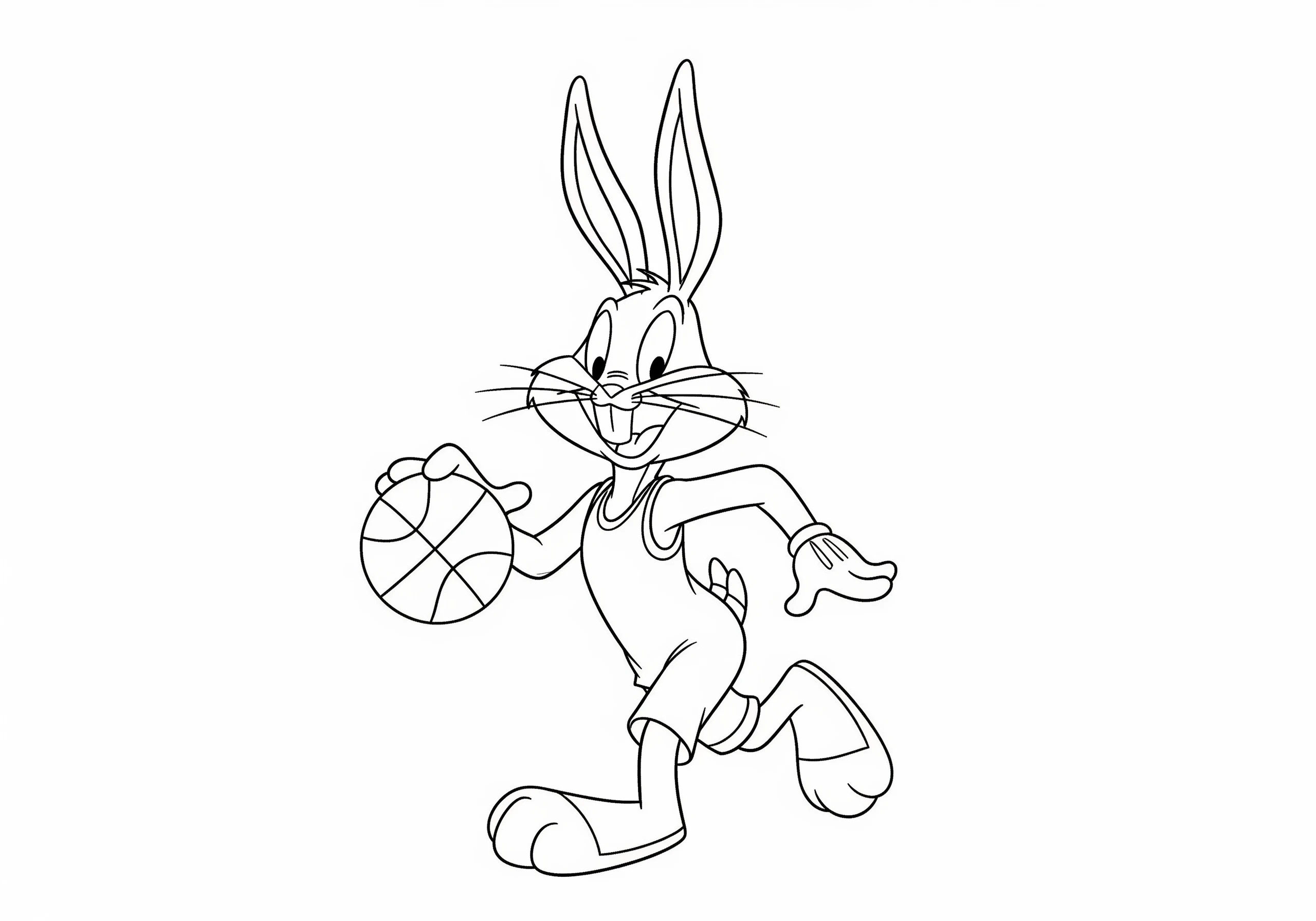a imprimer coloriage Space Jam gratuit