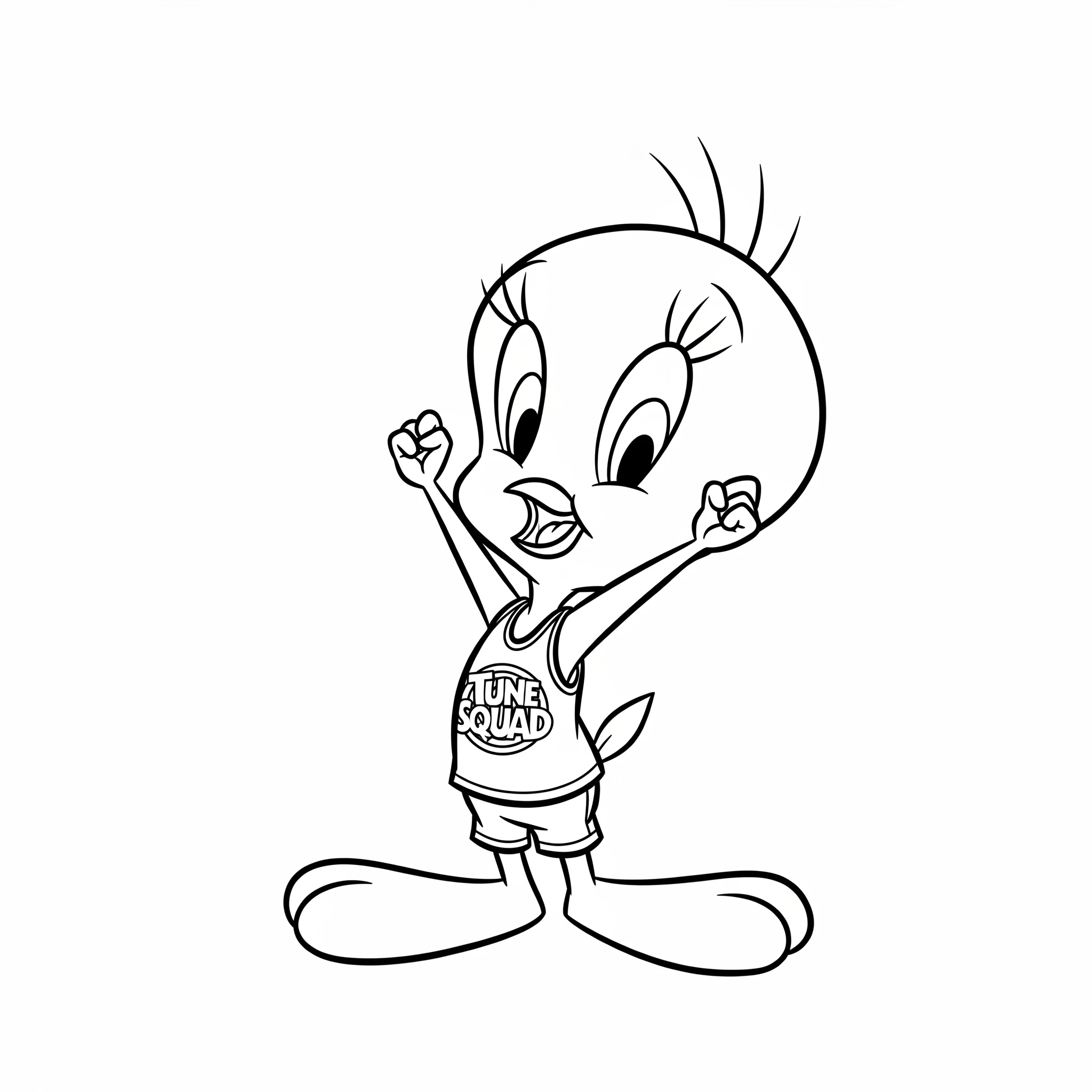 coloriage Space Jam à imprimer pour enfant de 8 ans 1