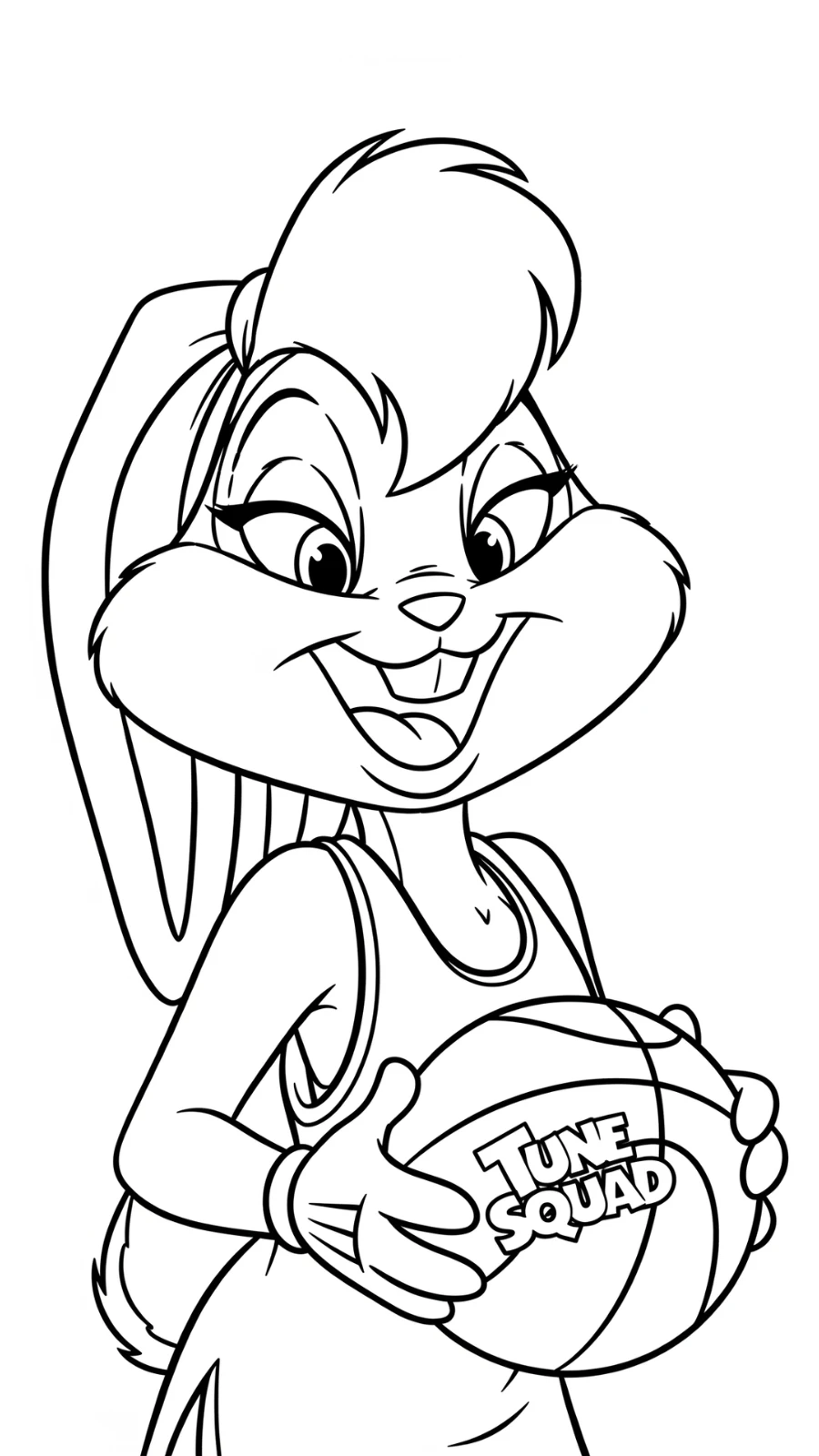 coloriage Space Jam pour enfant a imprimer gratuit