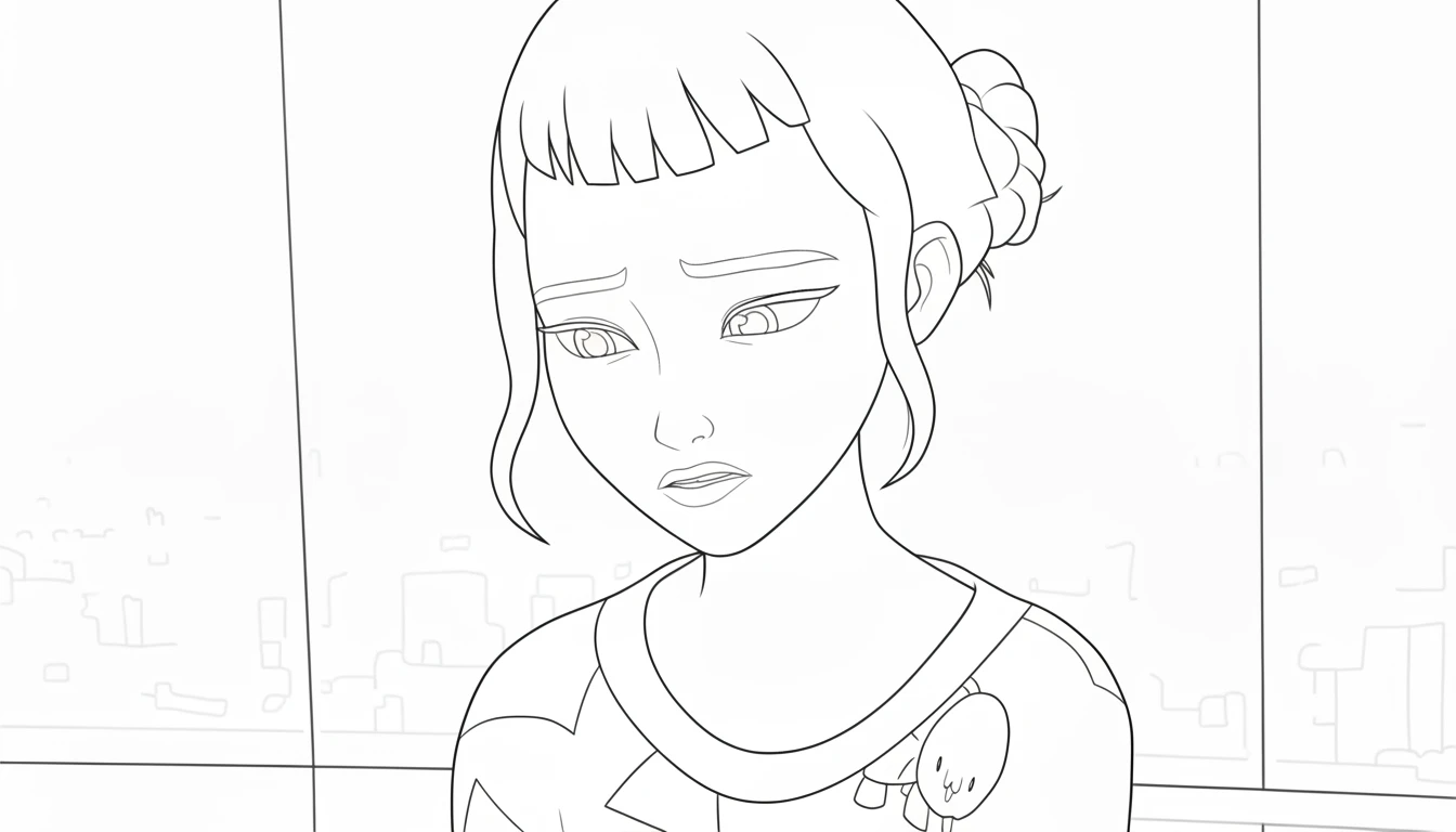 coloriage Zoey pour primaire