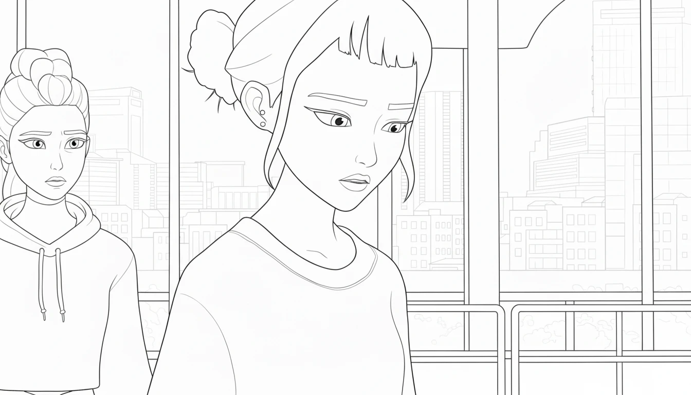 coloriage Zoey pour enfant de 6 ans