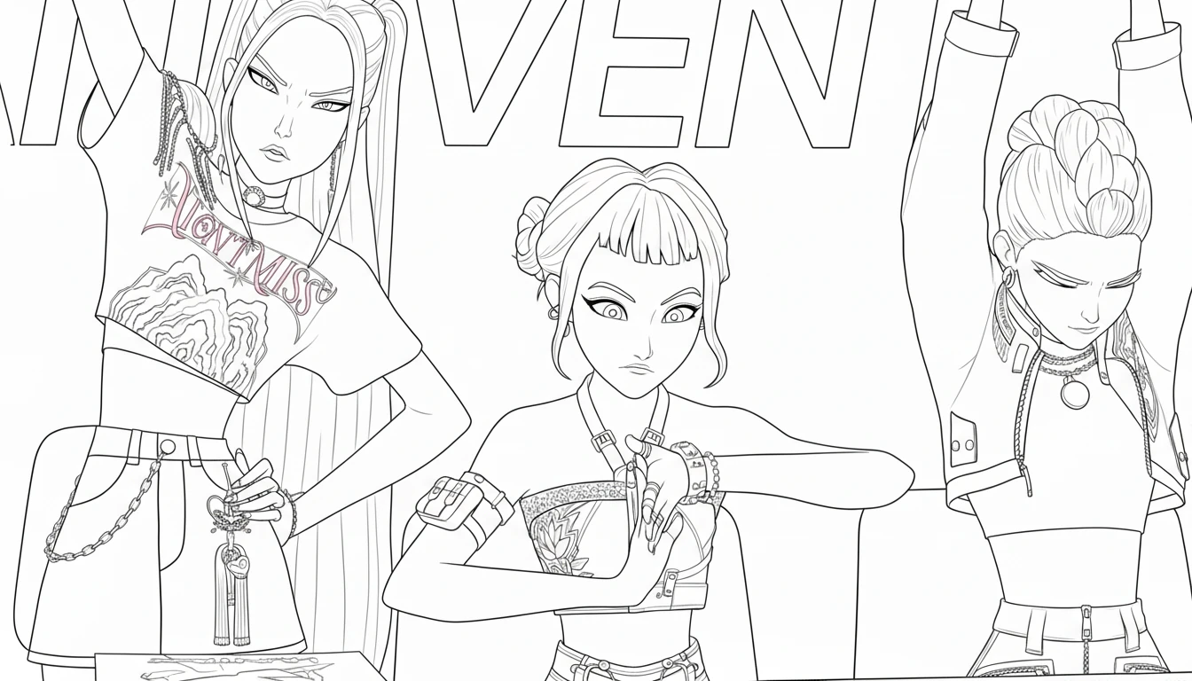 coloriage Zoey pour enfant à imprimer 2