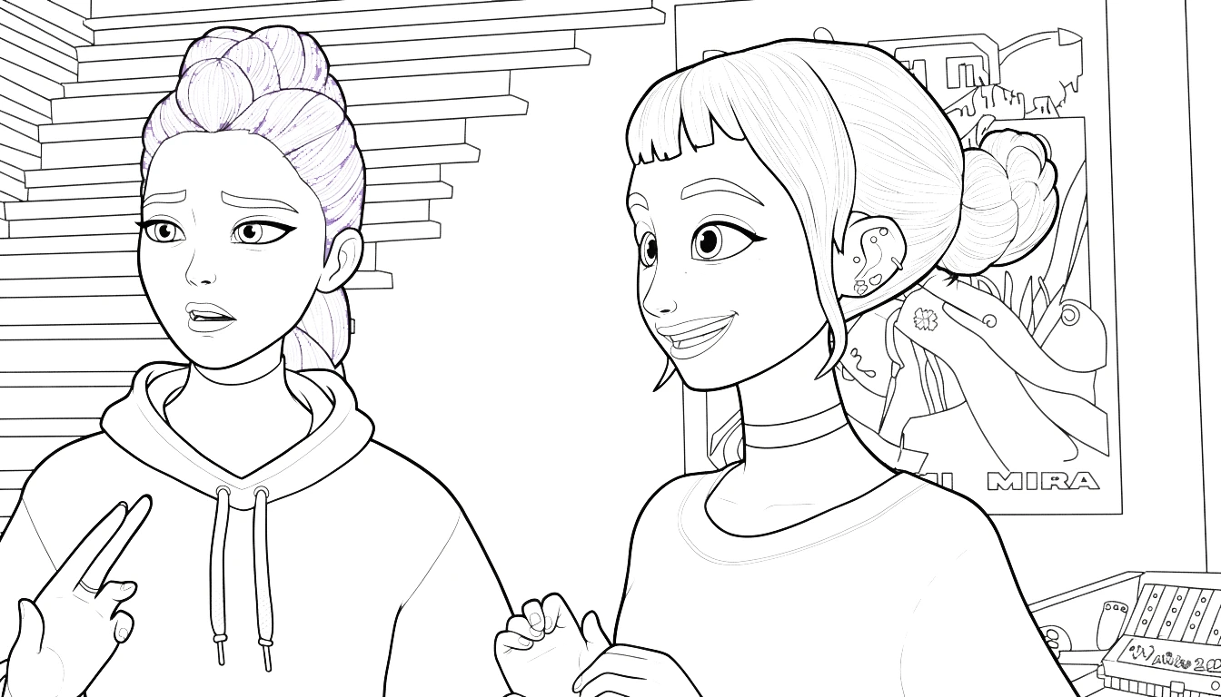 imprimer coloriage Zoey
