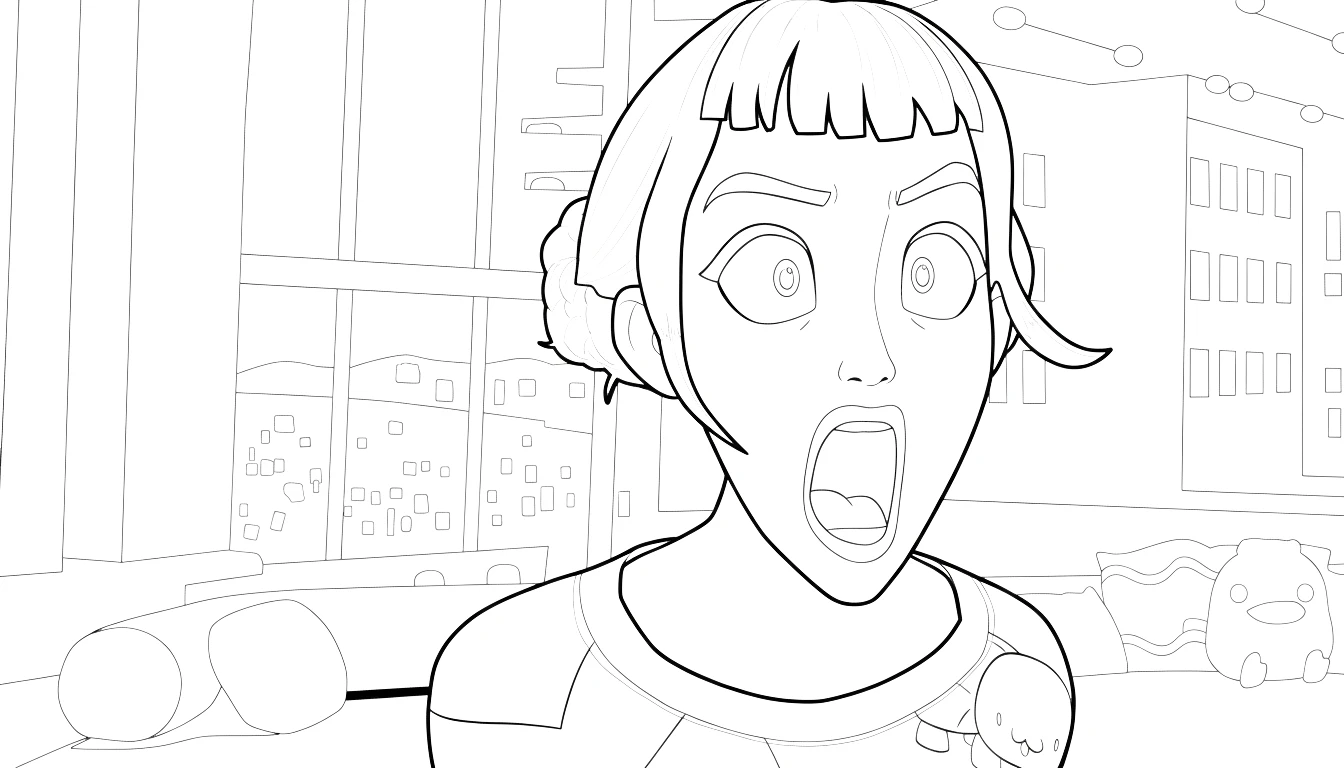 coloriage Zoey pour enfants a imprimer gratuit