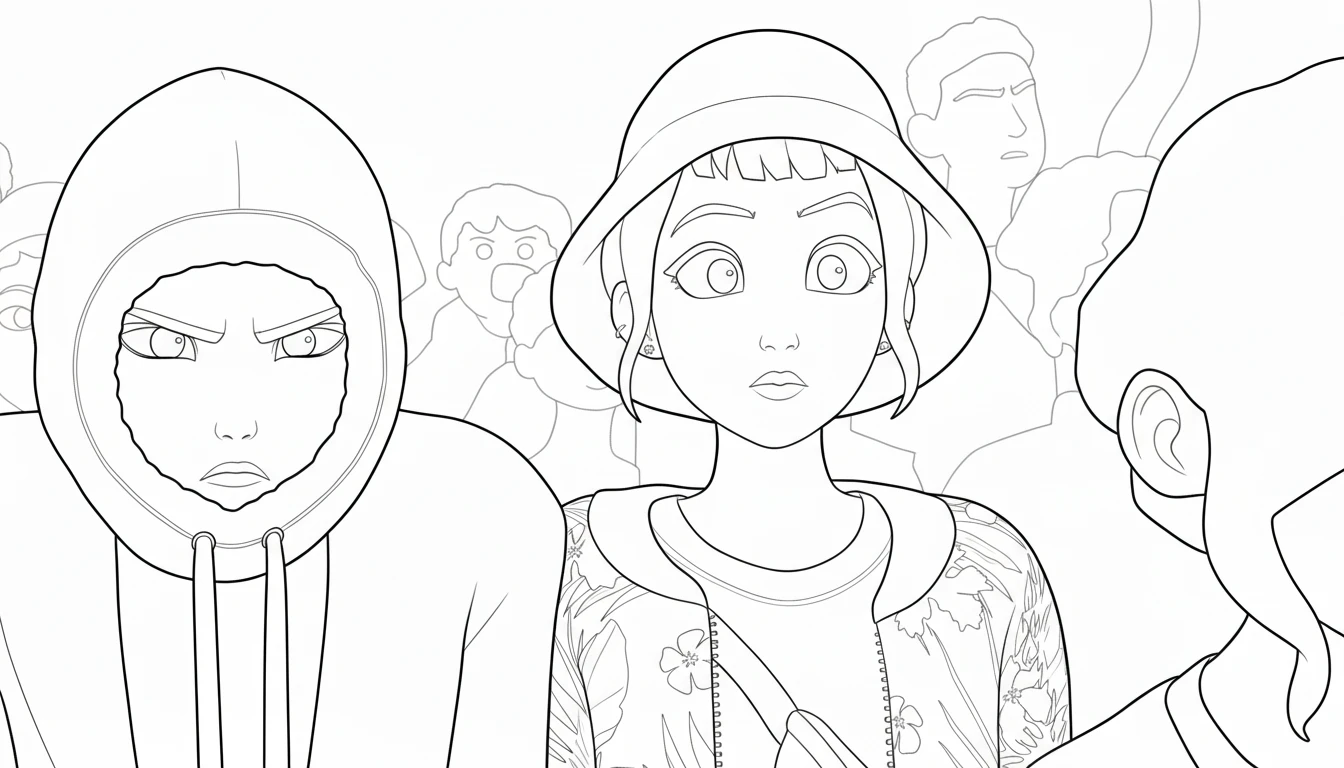 coloriage Zoey à imprimer pdf gratuit 1