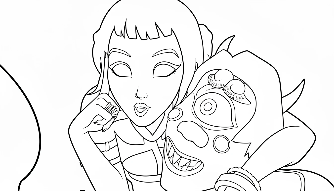 coloriage Zoey a telecharger 2