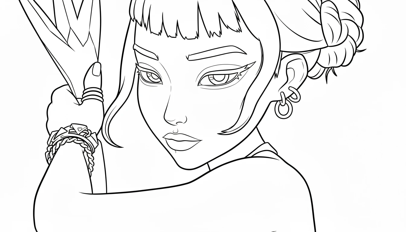 coloriage Zoey en ligne pour enfant