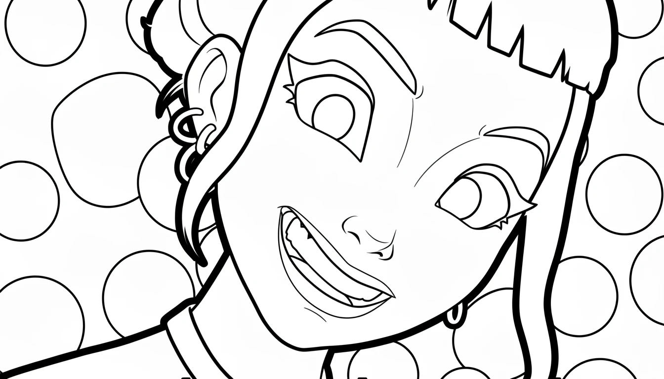 coloriage Zoey et apprentissage