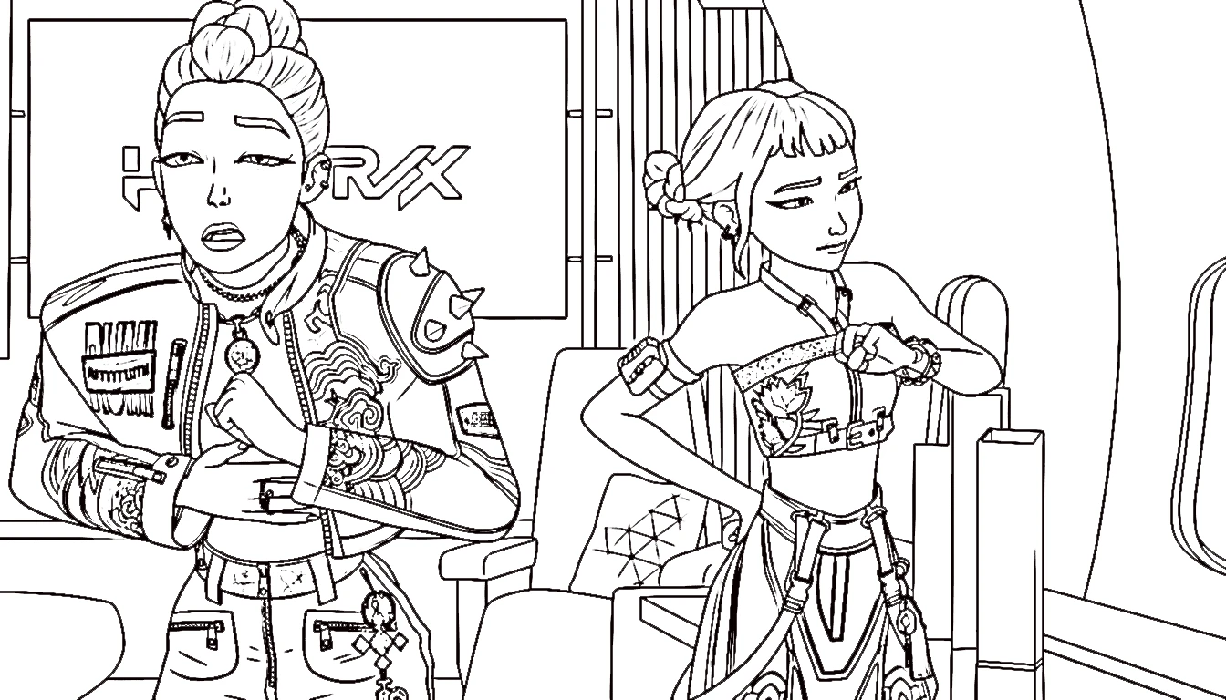 coloriage Zoey à imprimer pdf gratuit 2