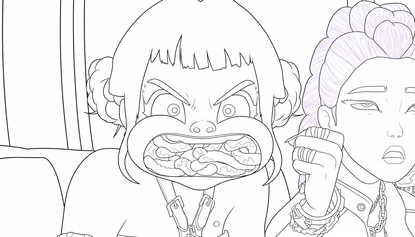 coloriage Zoey à imprimer gratuit