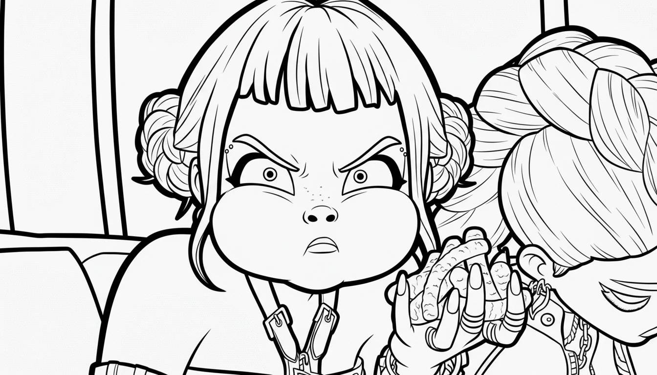 coloriage Zoey à imprimer