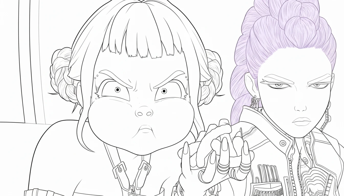 coloriage Zoey gratuit pour enfants