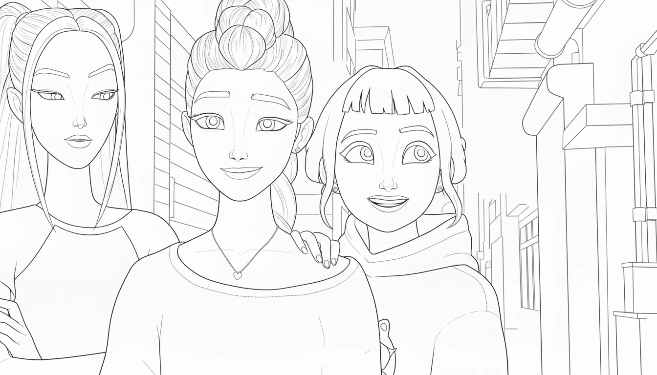 coloriage Zoey pour enfant à imprimer 1