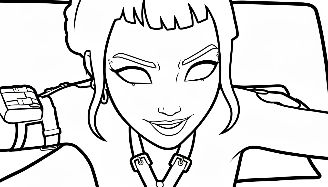coloriage Zoey pour enfant à imprimer 3