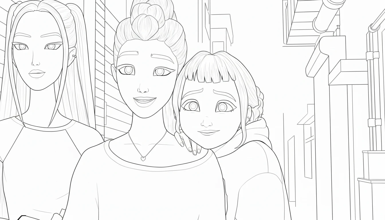coloriage Zoey à imprimer pour enfants