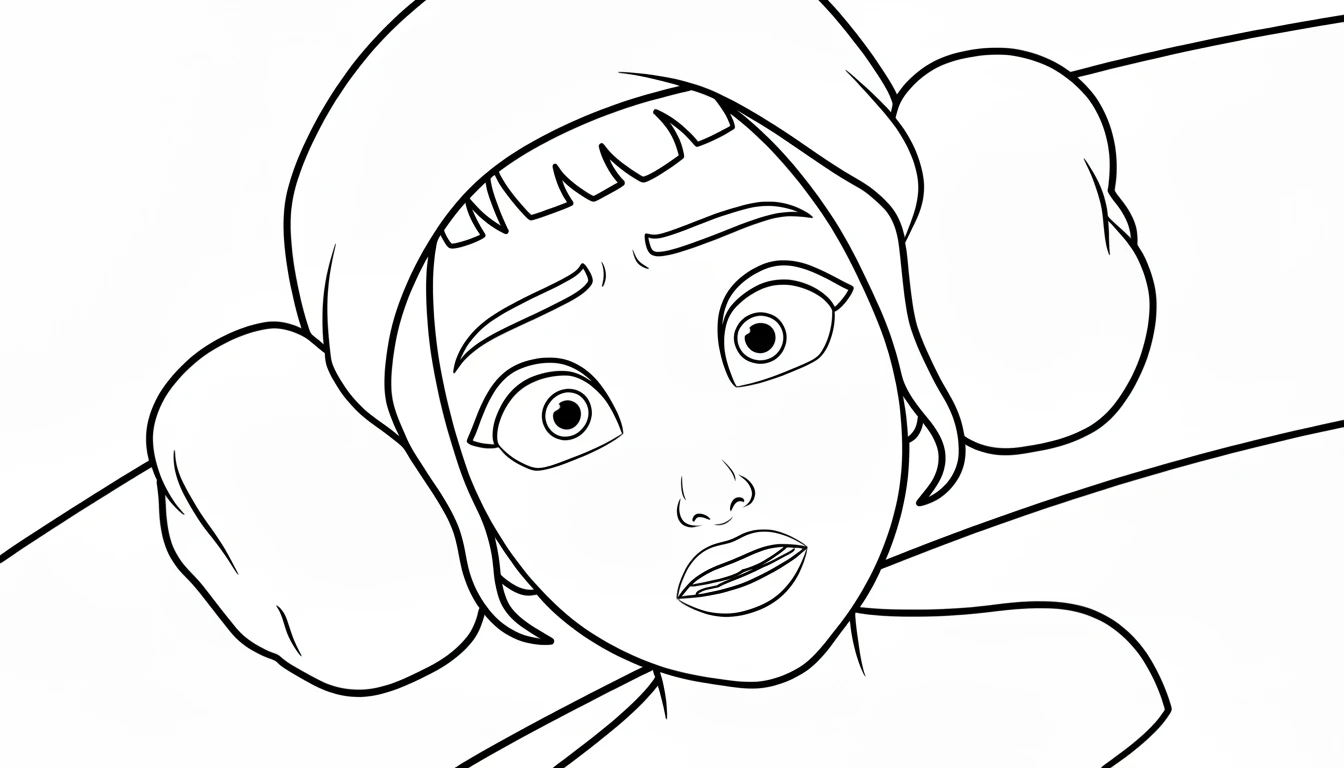 coloriage Zoey à imprimer pour enfants 1