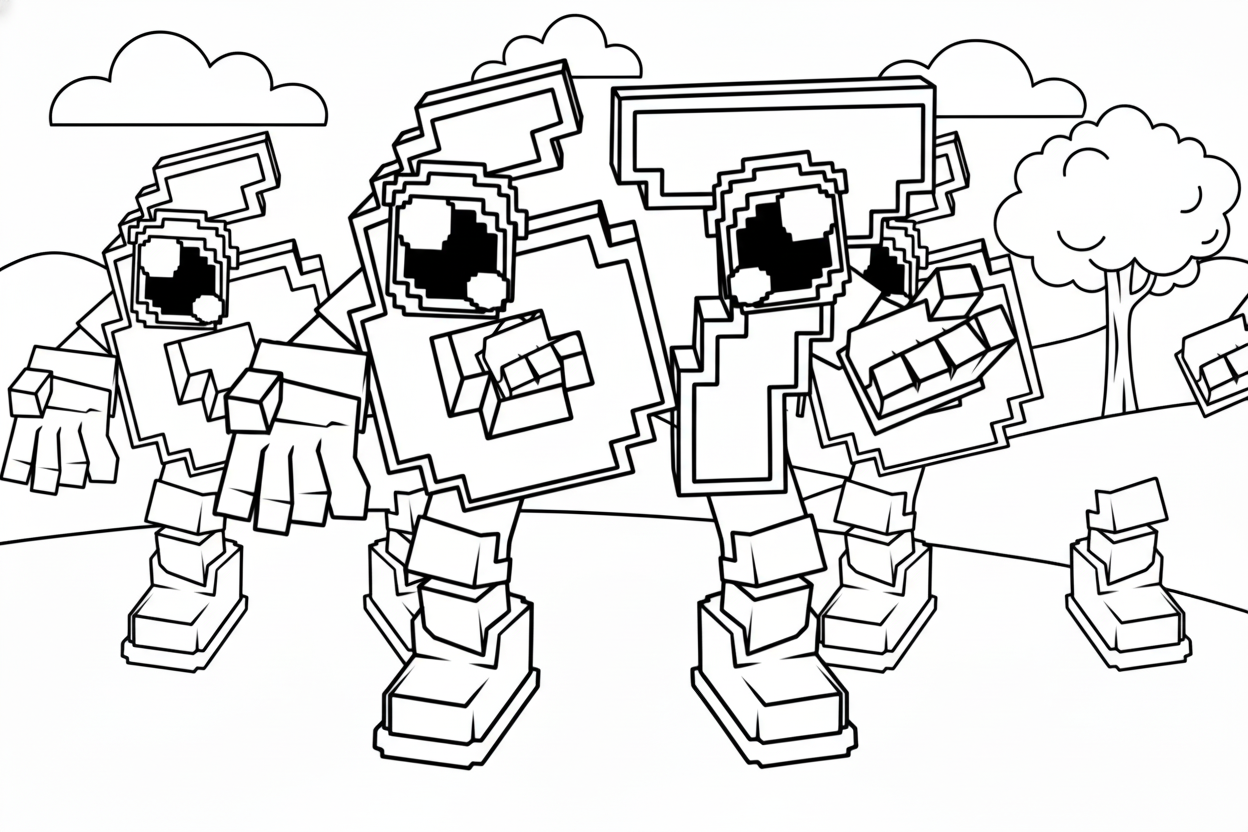 coloriage 67 brainrot updated et dessins