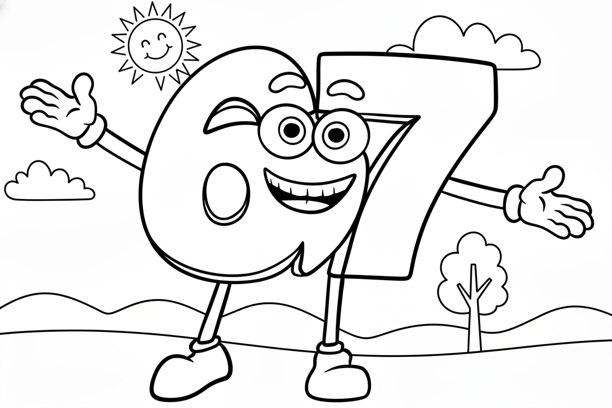 coloriage 67 brainrot updated pour primaire