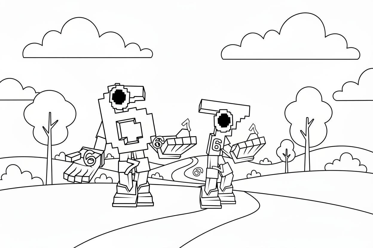 coloriage 67 brainrot updated pour enfant