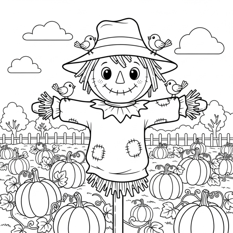 Coloriage Automne