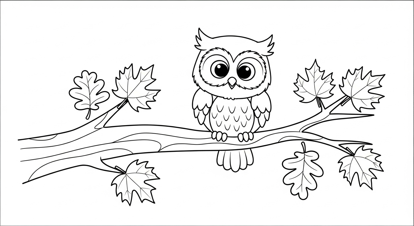 coloriage Automne update a imprimer pour enfant de 4 ans