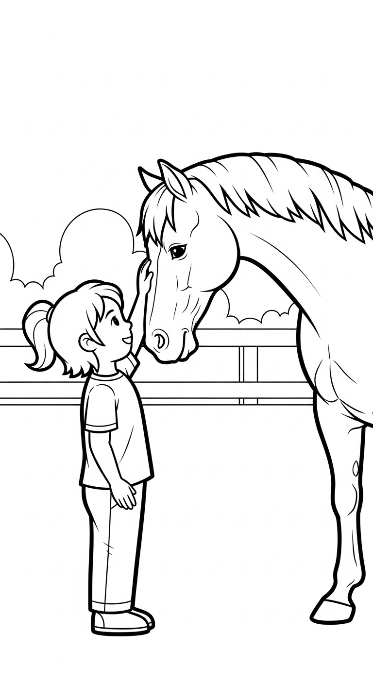 coloriage Cheval update gratuit a imprimer