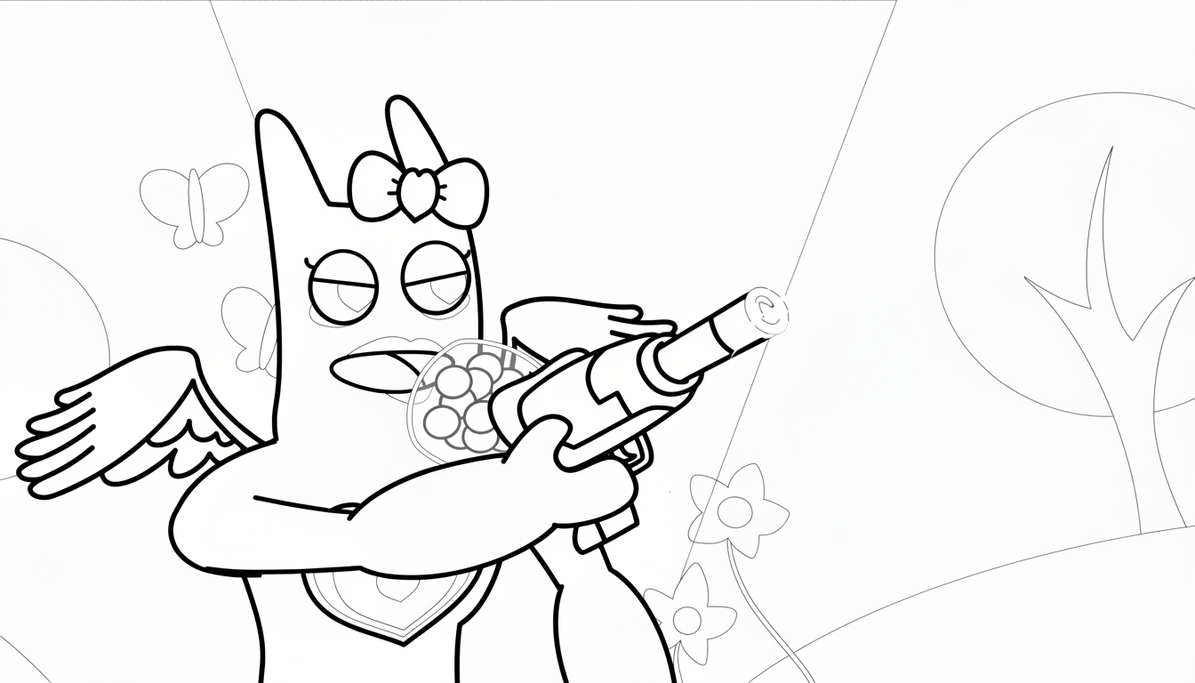 coloriage Garten of Banban update et decoupage