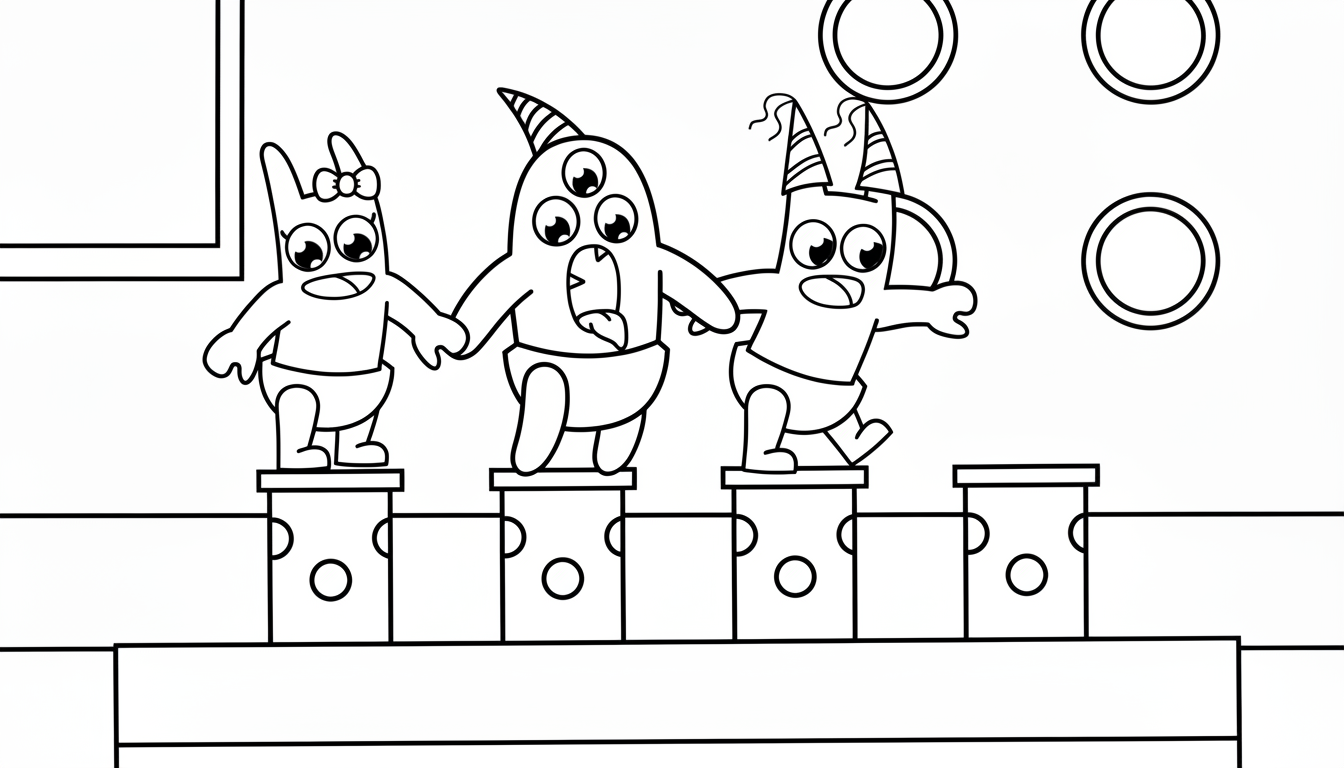 coloriage Garten of Banban update en ligne pour enfant