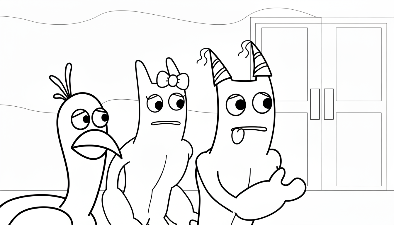 coloriage Garten of Banban update de pour enfants
