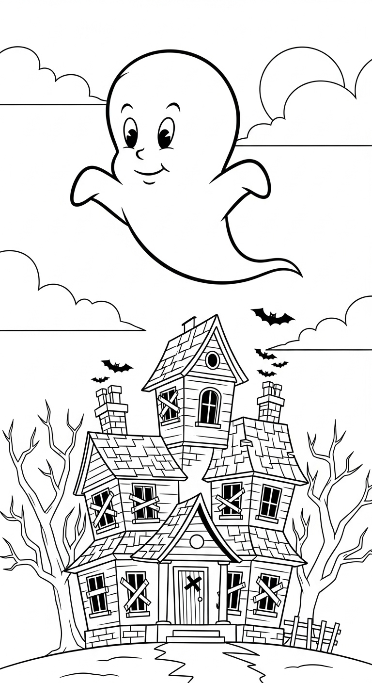 coloriage Halloween update pour primaire