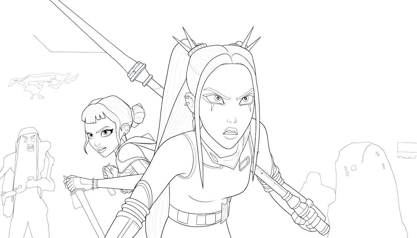 coloriage Mira KPOP en ligne