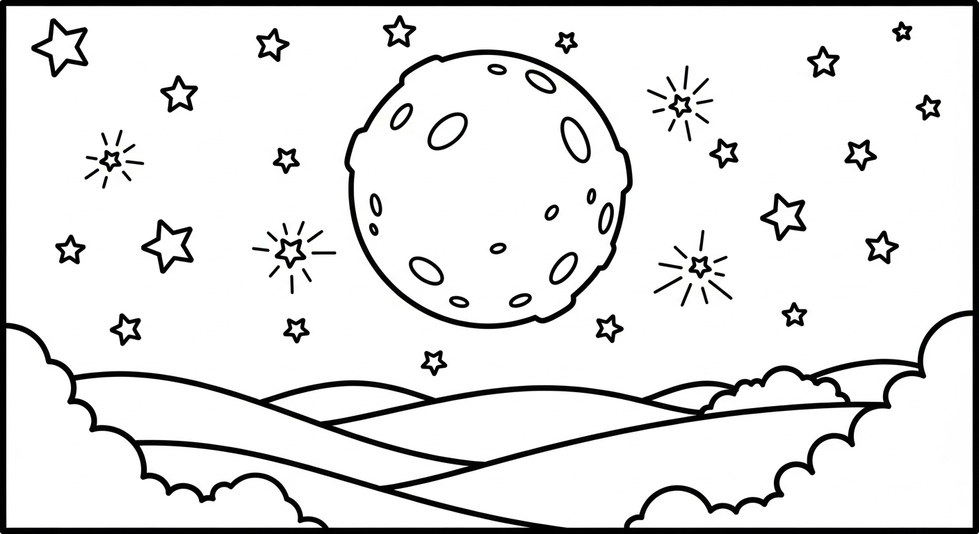 coloriage Paysage update a dessiner et imprimer