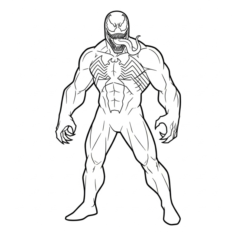 Kolorowanki Venom