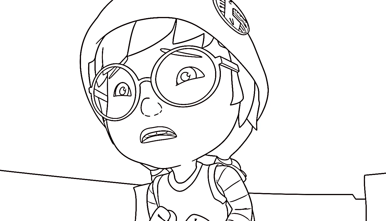coloriage BOBOIBOY pour enfant de 3 ans