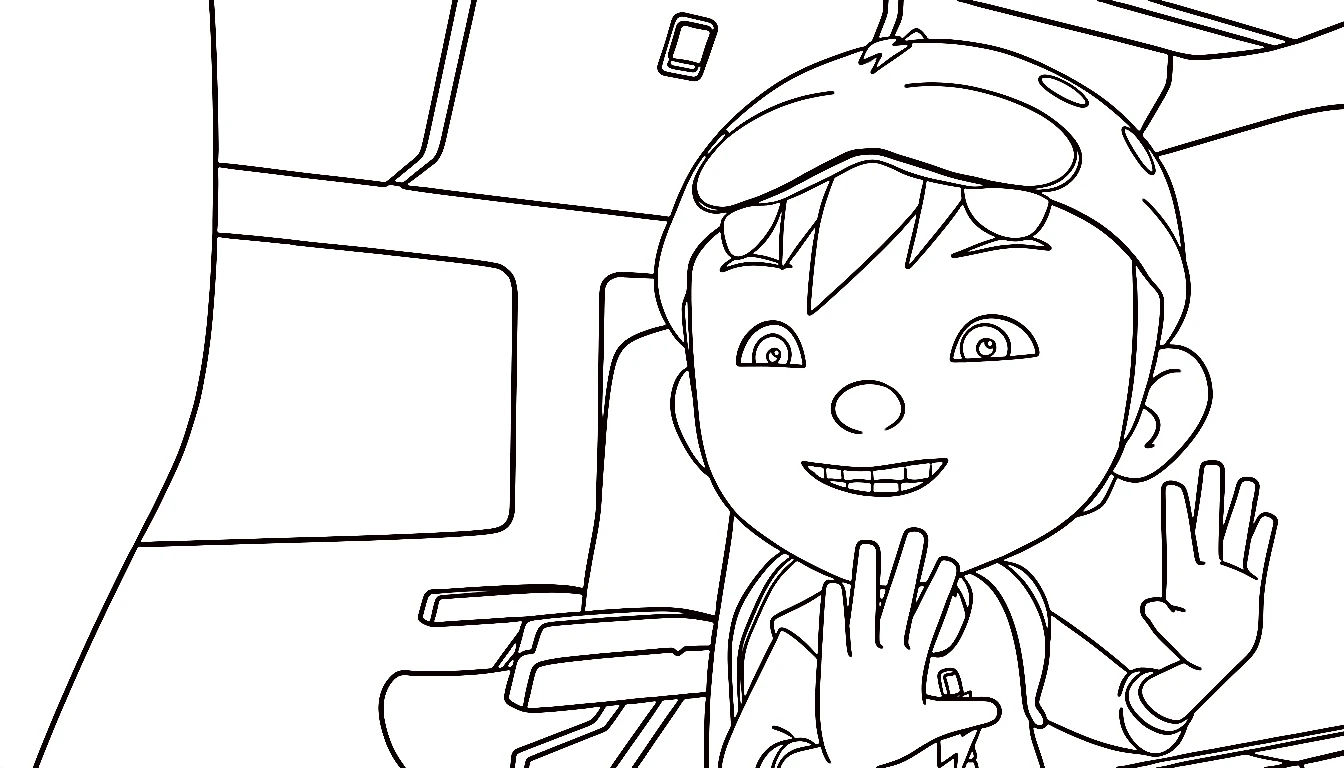 coloriage BOBOIBOY pour enfants à imprimer