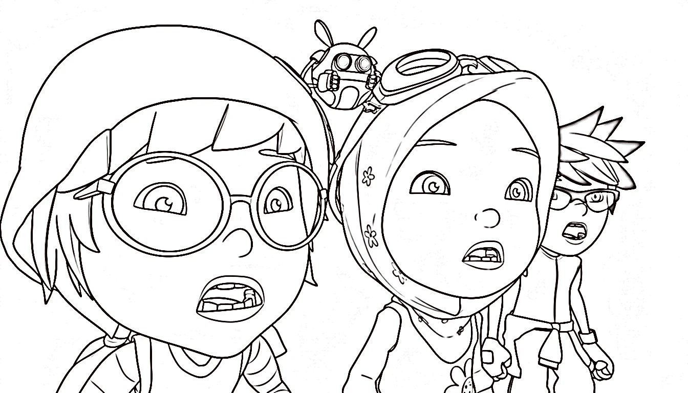 coloriage BOBOIBOY gratuit