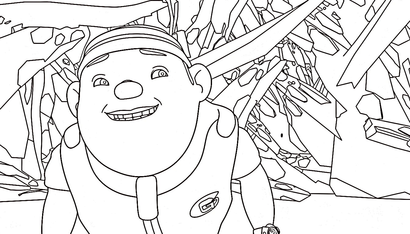 coloriage BOBOIBOY à imprimer gratuitement pdf