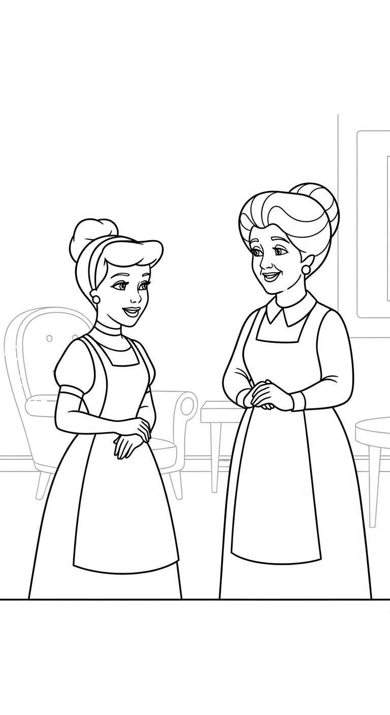 coloriage Cendrillon updated gratuit