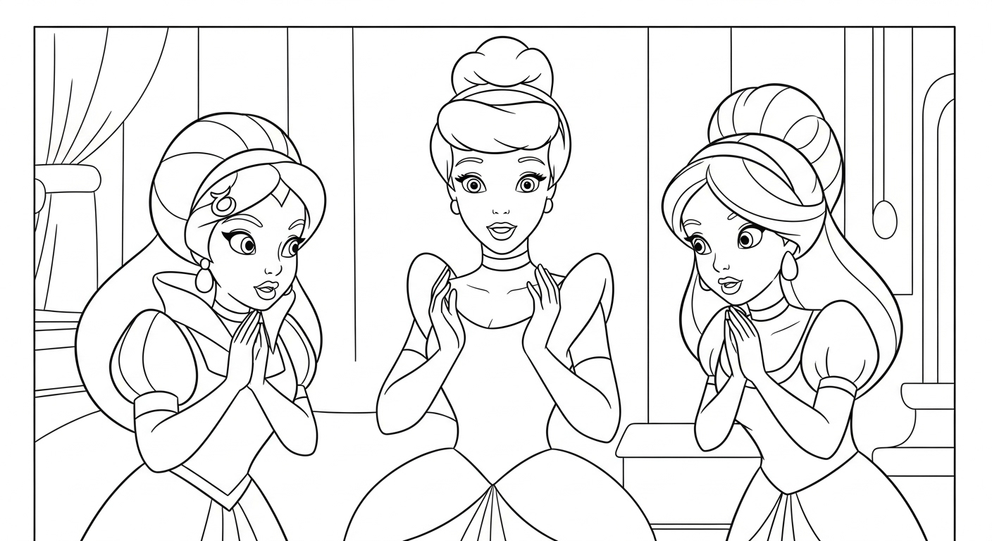coloriage Cendrillon updated gratuit