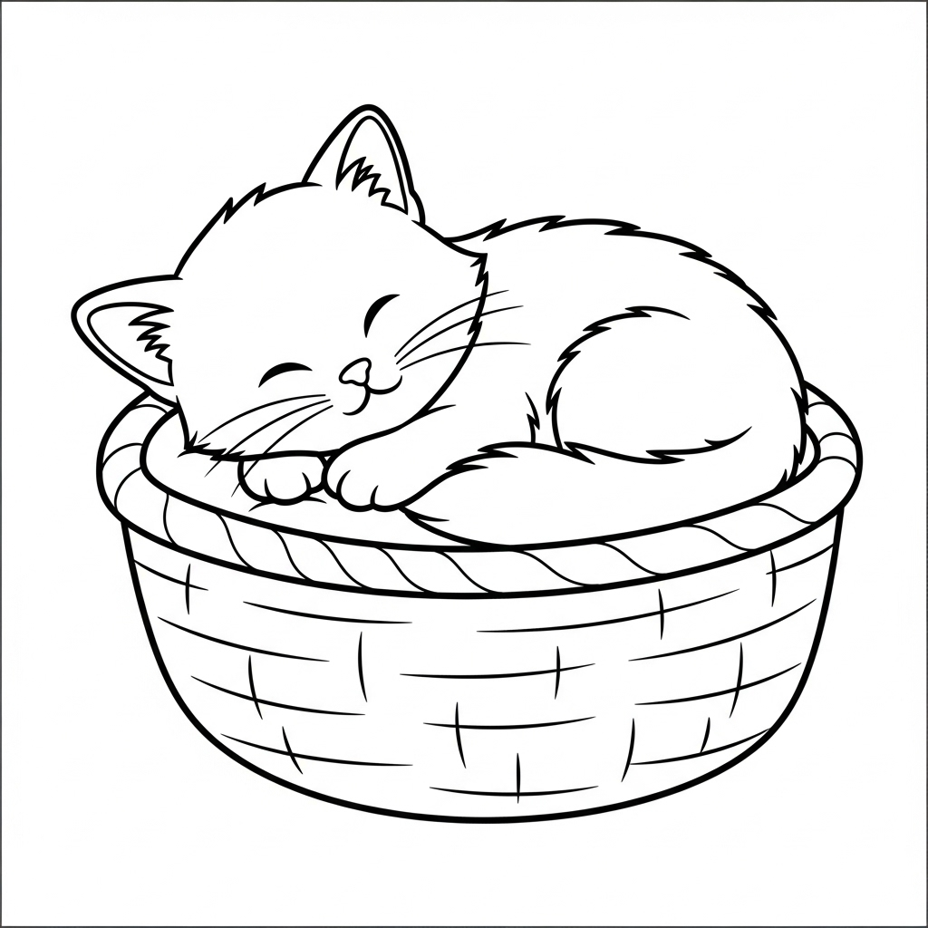 coloriage Chat updated et découpage à imprimer