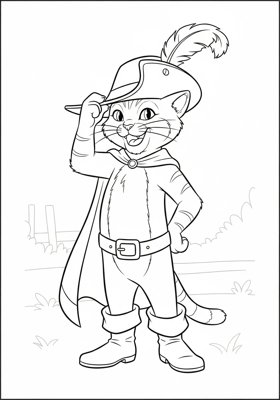 image pour coloriage Chat updated enfant