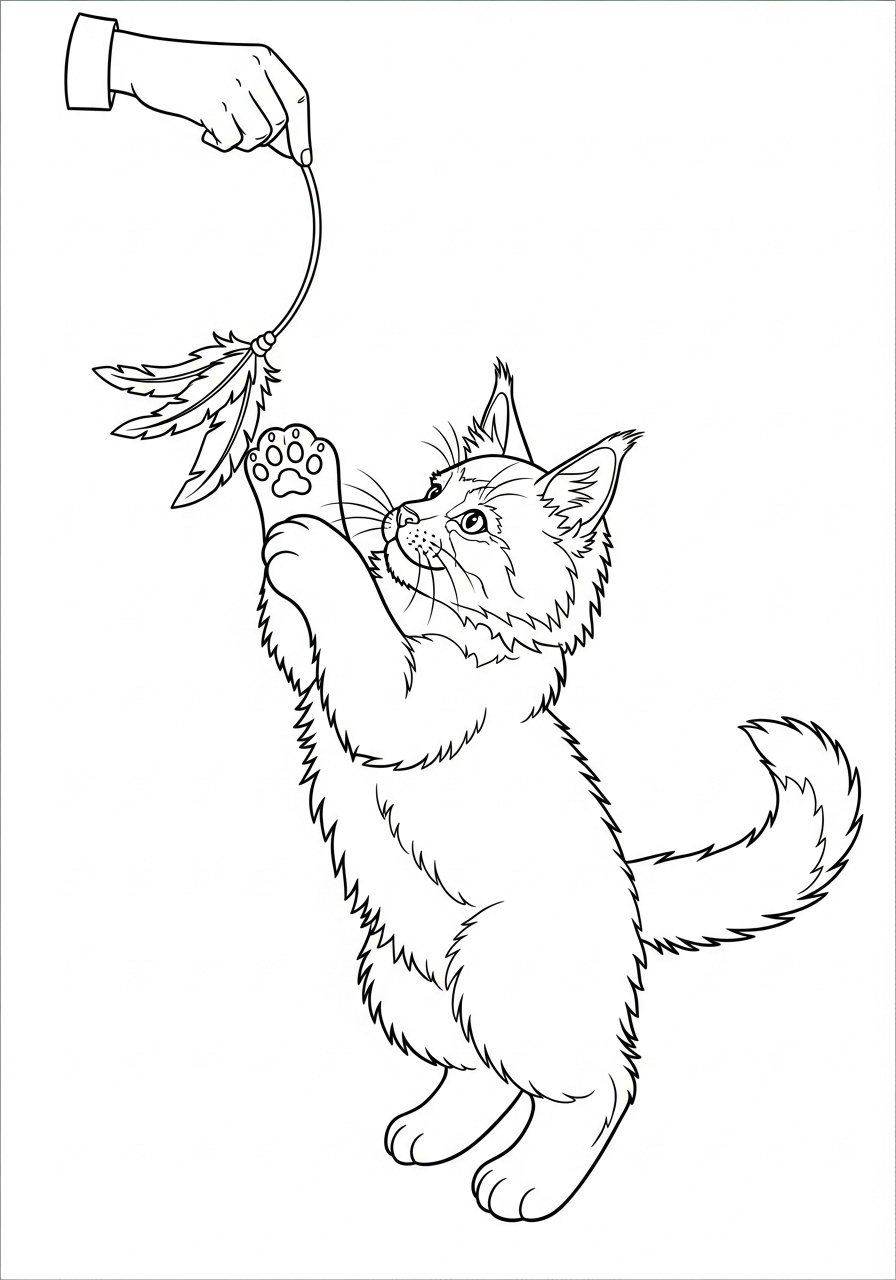 imprimer coloriage Chat updated pour enfant