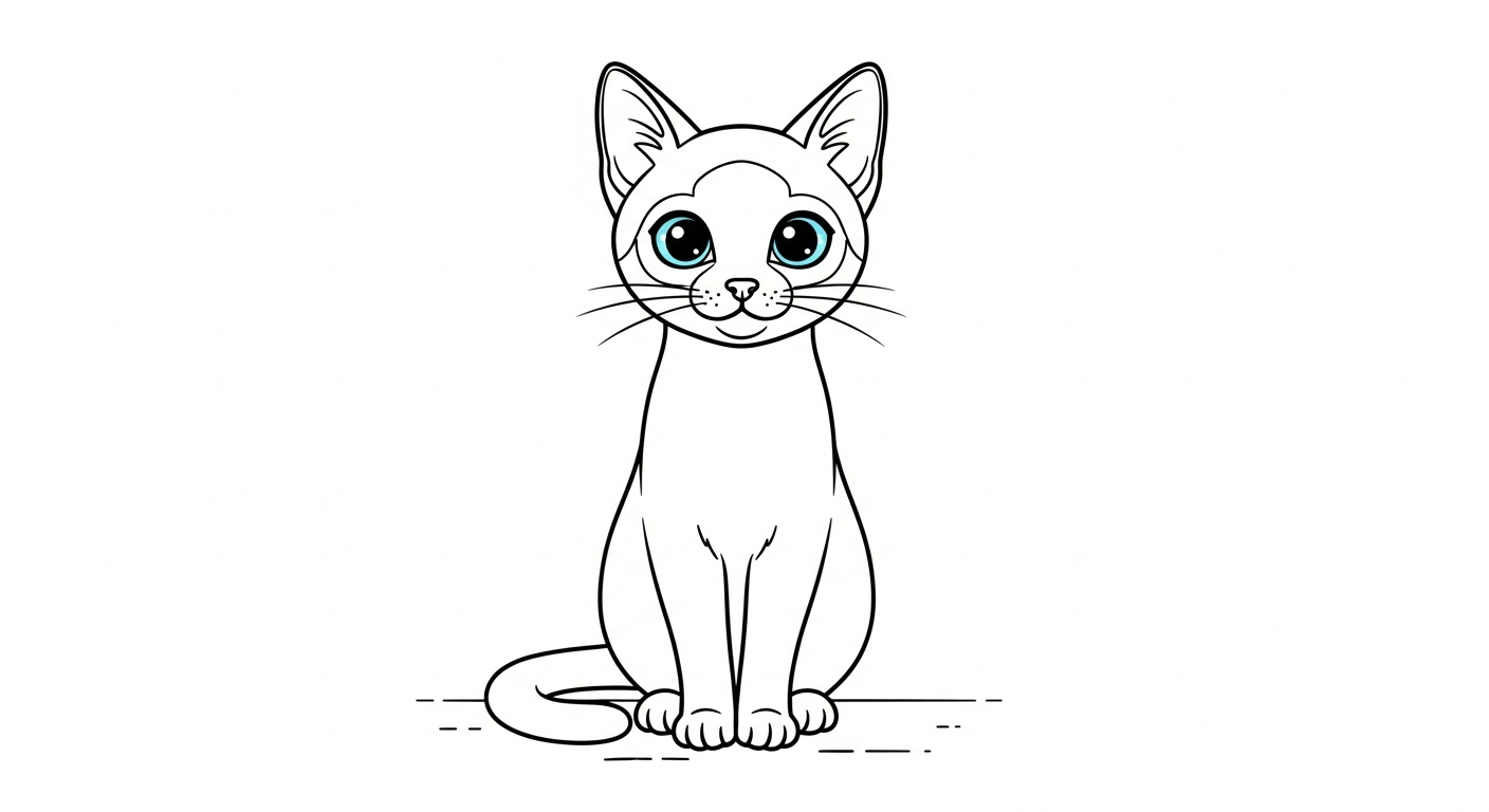 coloriage Chat updated à imprimer pour enfant de 9 ans