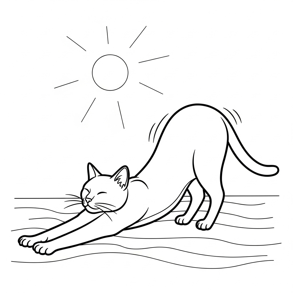 coloriage Chat updated à imprimer pour enfant de 9 ans