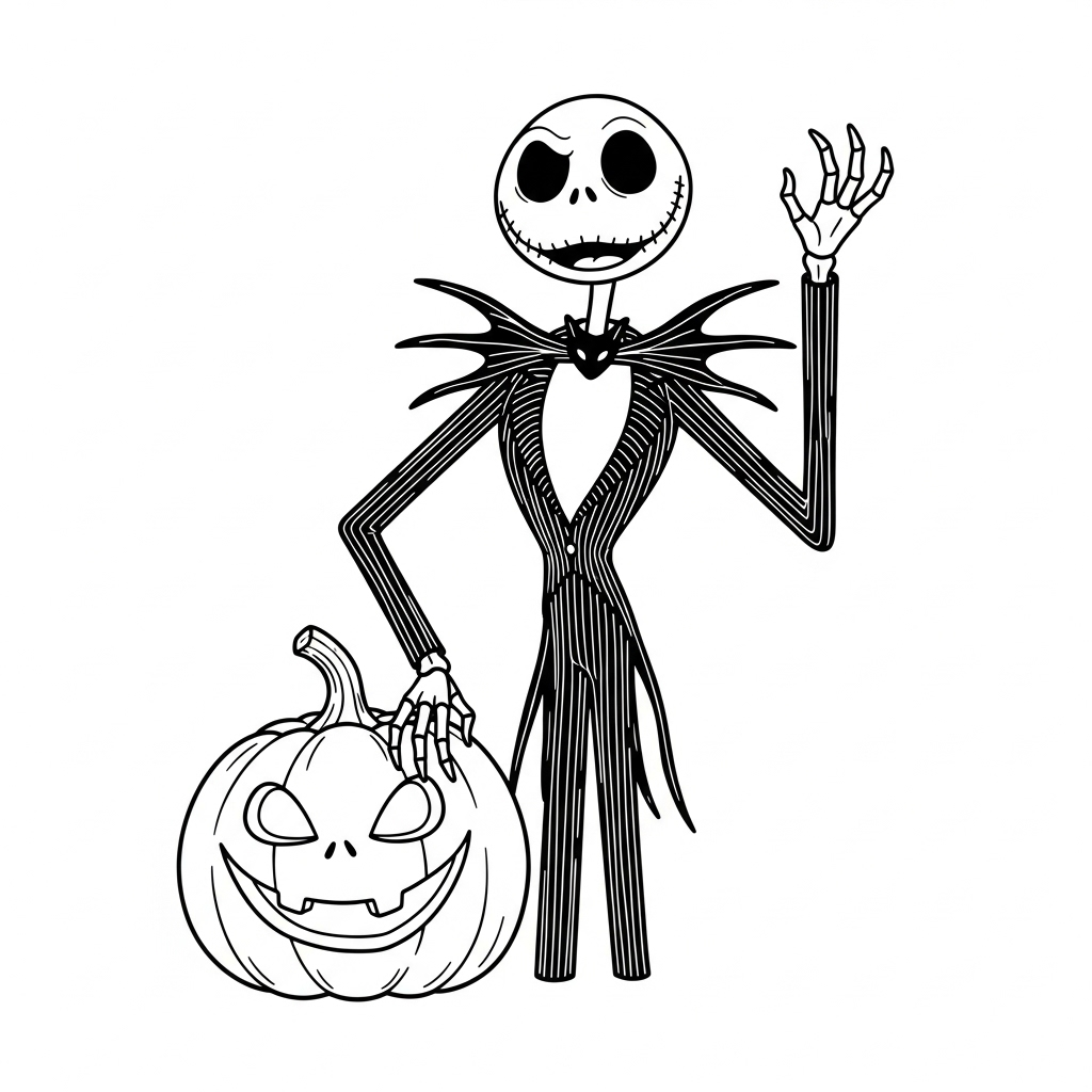 coloriage Disney Halloween updated pour enfant de 6 ans