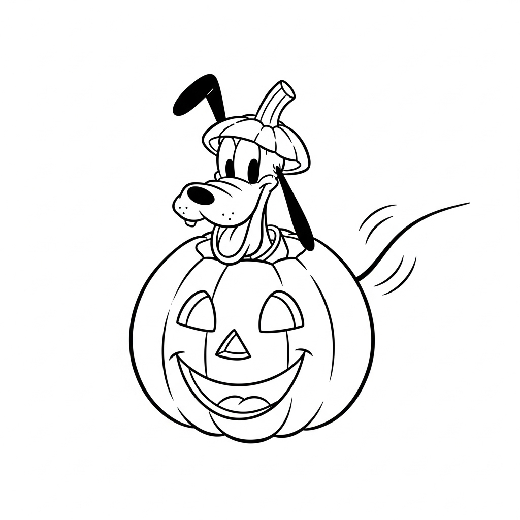 coloriage Disney Halloween updated en ligne 1