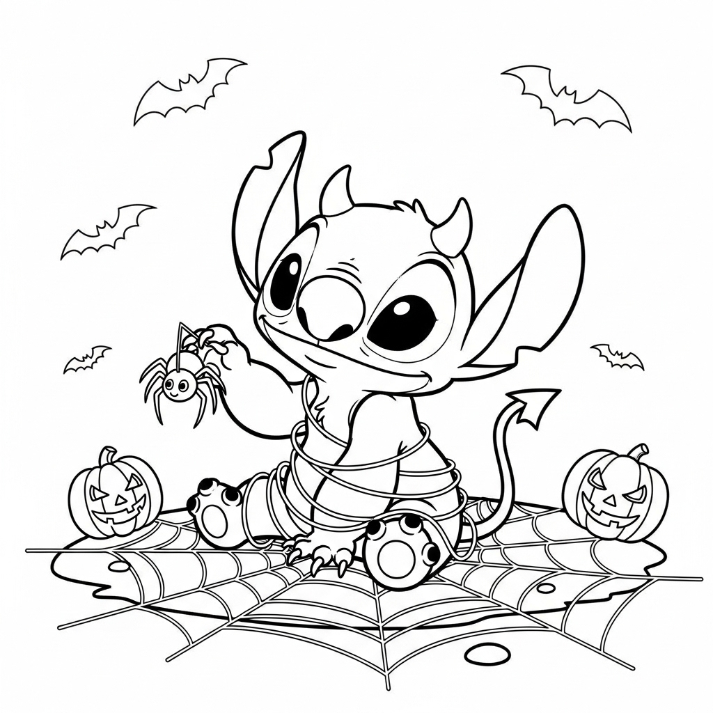 coloriage Disney Halloween updated et dessins