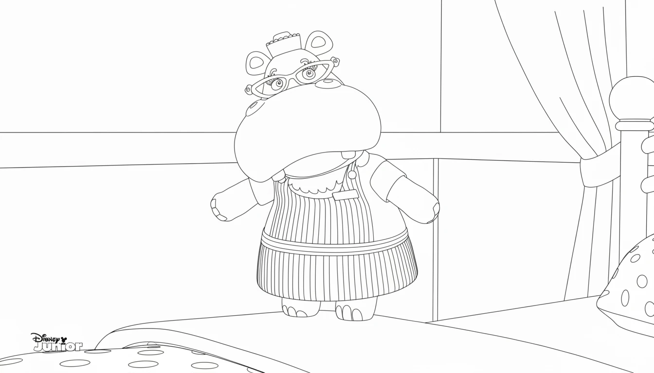 coloriage Docteur La Peluche à imprimer 1